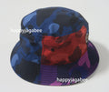 A BATHING APE COLOR CAMO CRAZY PATTERN BUCKET HAT