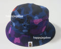 A BATHING APE COLOR CAMO CRAZY PATTERN BUCKET HAT