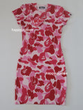 A BATHING APE Ladies' ABC CAMO BAPE LOGO  RIB ONEPIECE