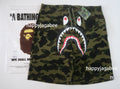 A BATHING APE 1ST CAMO SHARK SWEAT SHORTS