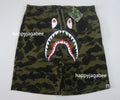 A BATHING APE 1ST CAMO SHARK SWEAT SHORTS