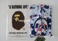 A BATHING APE BAPE KIDS STA STRIKE CAMO SHARK ZIP HOODIE