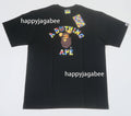 A BATHING APE BAPE x MEDICOM TOY 30TH ANNIV. COLLEGE MILO TEE