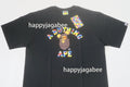 A BATHING APE BAPE x MEDICOM TOY 30TH ANNIV. COLLEGE MILO TEE