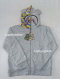 A BATHING APE BAPE x MEDICOM TOY 30TH ANNIV. BE@R SHARK FULL ZIP REVERSIBLE HOODIE