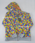 A BATHING APE BAPE x MEDICOM TOY 30TH ANNIV. BE@R SHARK FULL ZIP REVERSIBLE HOODIE