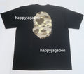 A BATHING APE COLOR CAMO BIG APE HEAD TEE