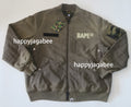 A BATHING APE BAPE SWEAT BOMBER JACKET