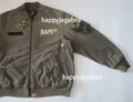 A BATHING APE BAPE SWEAT BOMBER JACKET