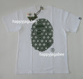 A BATHING APE TRADITIONAL JAPANESE PATTERN APE HEAD TEE