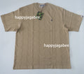 A BATHING APE STA PATTERN JACQUARD ONE POINT RELAXED FIT TEE