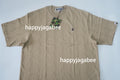 A BATHING APE STA PATTERN JACQUARD ONE POINT RELAXED FIT TEE