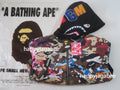 A BATHING APE Ladies' HYBRID CAMO HOODED CROPPED SHARK MA-1 JACKET