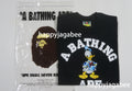 A BATHING APE BAPE x DISNEY DONALD DUCK COLLEGE RELAXED FIT TEE
