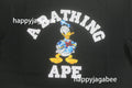 A BATHING APE BAPE x DISNEY DONALD DUCK COLLEGE RELAXED FIT TEE