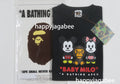 A BATHING APE BAPE KIDS BAPE x DISNEY MICKY & MINNIE MOUSE BABY MILO TEE