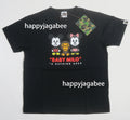A BATHING APE BAPE KIDS BAPE x DISNEY MICKY & MINNIE MOUSE BABY MILO TEE