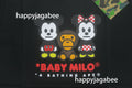 A BATHING APE BAPE KIDS BAPE x DISNEY MICKY & MINNIE MOUSE BABY MILO TEE
