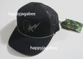 A BATHING APE APE HEAD CRYSTAL MESH CAP