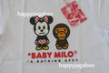 A BATHING APE BAPE x DISNEY MINNIE MOUSE BABY MILO TEE