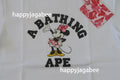 A BATHING APE BAPE x DISNEY MINNIE MOUSE COLLEGE TEE