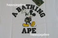A BATHING APE BAPE x DISNEY MICKEY MOUSE COLLEGE RELAXED FIT TEE