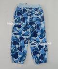A BATHING APE BAPE KIDS ABC CAMO SHARK SWEAT PANTS