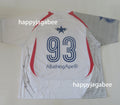 A BATHING APE APE FRAME PATTERN MULTI LOGO RELAXED FIT FOOTBALL JERSEY