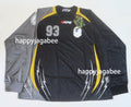 A BATHING APE MULTI LOGO RELAXED FIT FOOTBALL L/S TEE
