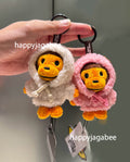 A BATHING APE BABY MILO STORE BABY PLUSH DOLL MILO HOODIE KEYCHAIN