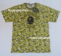 A BATHING APE BAPE CARD CAMO COLLEGE TEE ( ONLINE EXCLUSIVE )