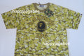 A BATHING APE BAPE CARD CAMO COLLEGE TEE ( ONLINE EXCLUSIVE )