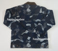A BATHING APE BAPE KIDS CAMO JACQUARD DENIM JACKET