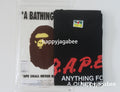 A BATHING APE BAPE MOTTO LOGO RELAXED FIT TEE