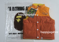 A BATHING APE BAPE KIDS BABY MILO REVERSIBLE DOWN VEST