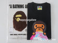 A BATHING APE Ladies' STA CAMO MILO ON APE HEAD TEE