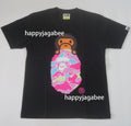 A BATHING APE Ladies' STA CAMO MILO ON APE HEAD TEE