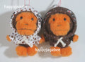 A BATHING APE Ladies' MILOGRAM SWEETS PATTERN HOODIE BABY MILO FUR DOLL KEY CHAIN