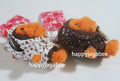 A BATHING APE Ladies' MILOGRAM SWEETS PATTERN HOODIE BABY MILO FUR DOLL KEY CHAIN