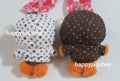 A BATHING APE Ladies' MILOGRAM SWEETS PATTERN HOODIE BABY MILO FUR DOLL KEY CHAIN