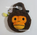 A BATHING APE BABY MILO STORE BABY MILO FAUX FUR LARGE TOTE BAG