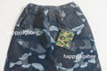 A BATHING APE BAPE KIDS CAMO JACQUARD DENIM PANTS