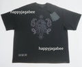 A BATHING APE BAPE BLACK STUDDED BAPE TEE