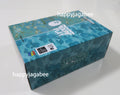 A BATHING APE BAPE x MEDICOM TOY VGH ALMOND BLOSSOM SHARK BE@RBRICK 100%&400% SET