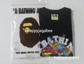 A BATHING APE COLORFULL 3D GRAPHIC COLLEGE TEE