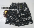 A BATHING APE MULTI PIXEL CAMO BAPE STA LOGO CARGO RELAXED FIT SWEAT SHORTS