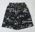 A BATHING APE MULTI PIXEL CAMO BAPE STA LOGO CARGO RELAXED FIT SWEAT SHORTS