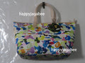 A BATHING APE MULTI CAMO TOTE BAG