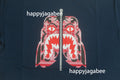 A BATHING APE PAISLEY PATTERN TIGER FACE TEE