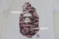 A BATHING APE Ladies' TIGER CAMO MILO ON BIG APE TEE